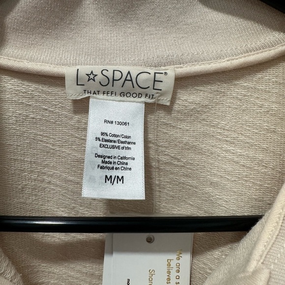 NWT L*Space “Livin Is Easy” Pullover Sweater in Tapioca - Picture 7 of 8